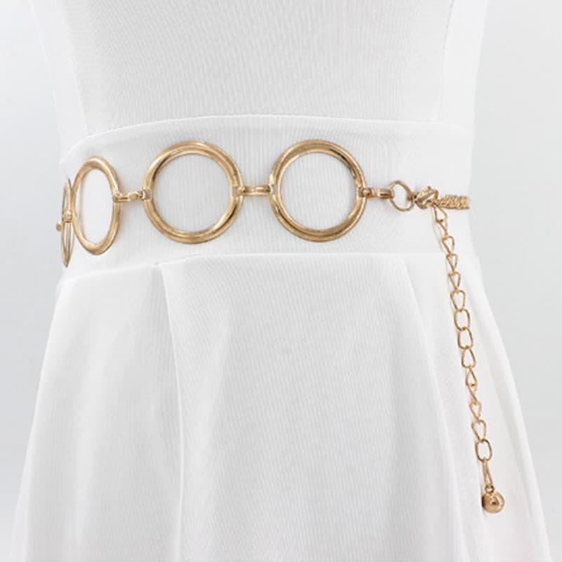 [HCM]Dây Thắt Lưng Bản Hình Tròn Vintage