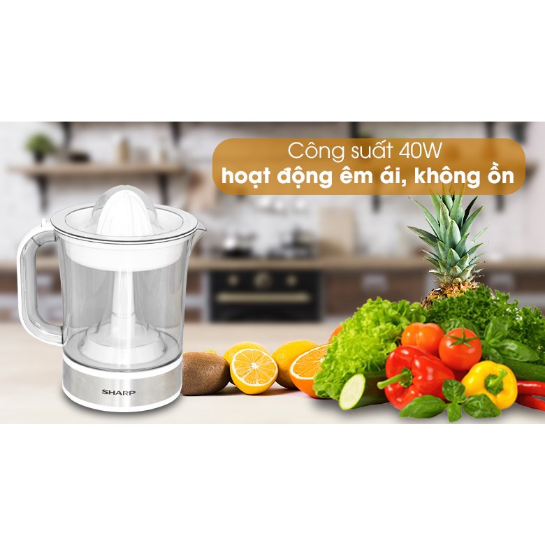 Máy Vắt Cam Sharp EJ-J415-WH Dung Tích 1.5L ( Màu Trắng)