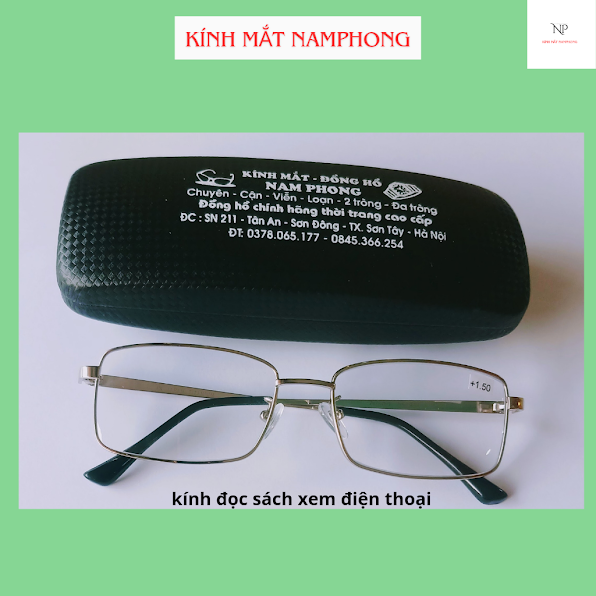 Kính lão thị viễn thị ,kính đọc chữ, xem điện thoại, đi đường( đủ số từ +0.75 đến +4.00
