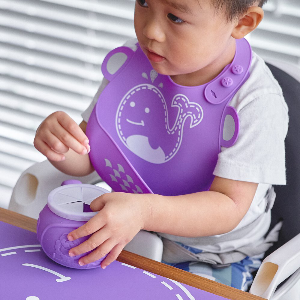 Hũ đựng bánh ăn dặm silicon chống đổ cho bé Marcus & Marcus, từ 12 tháng - Willo