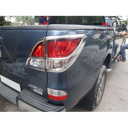Ốp viền đèn pha + hậu MAZDA BT50 mạ crom