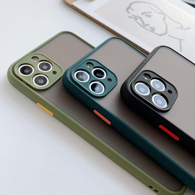 ốp lưng dành cho iphone  12,12 Pro,12 Pro Max nhám trơn bảo vệ camera