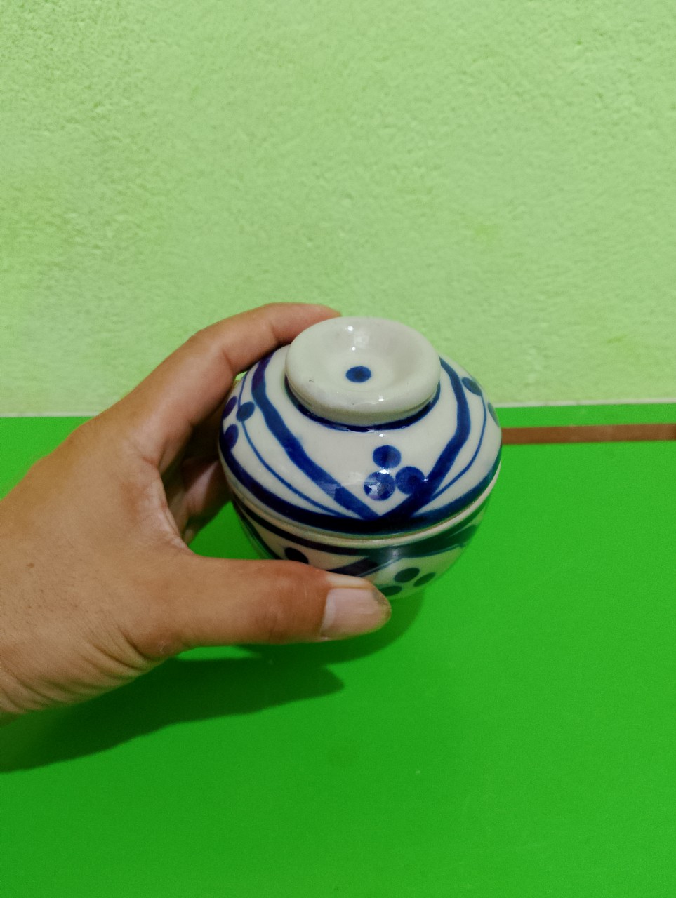 Set 3 Thố sành, hủ đựng 9 cm