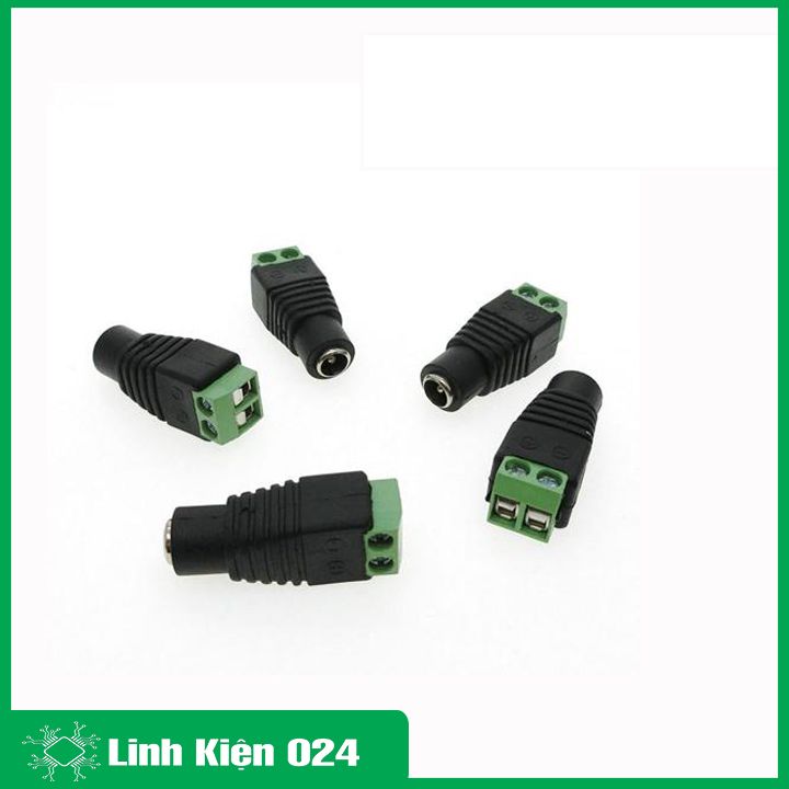 Jack nối nguồn DC cái 5.5x2.1mm