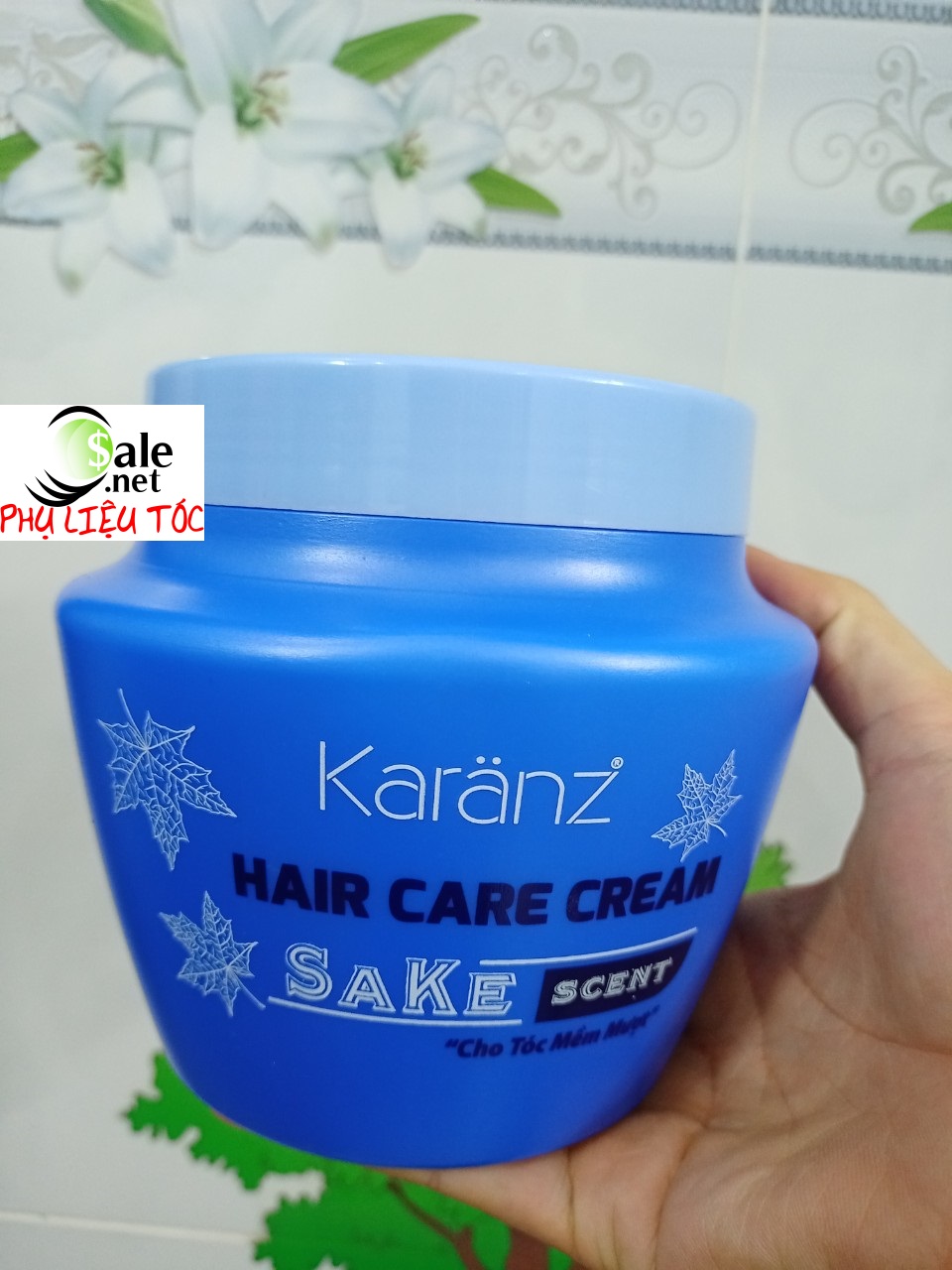 1000ml Dầu hấp phục hồi tóc tóc xanh dương Karanz