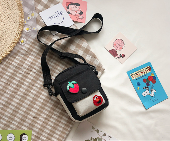 Túi vải canvas đựng điện thoại cute