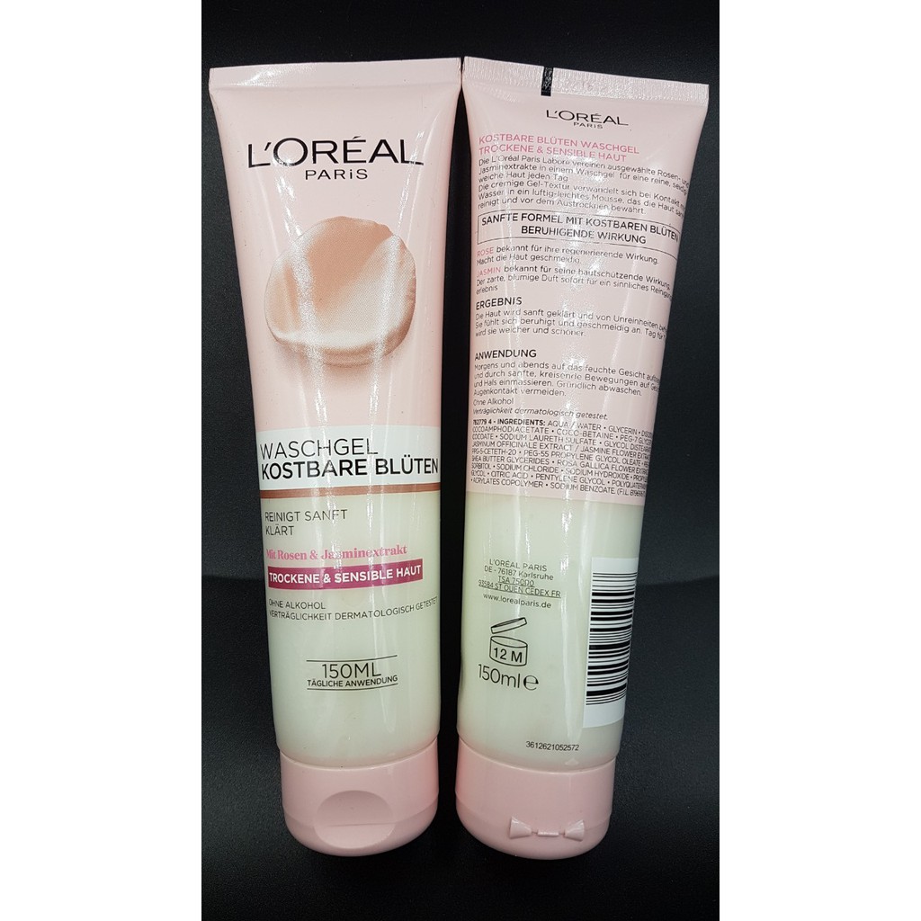 Sữa rửa mặt loreal waschgel kostbare bluten -