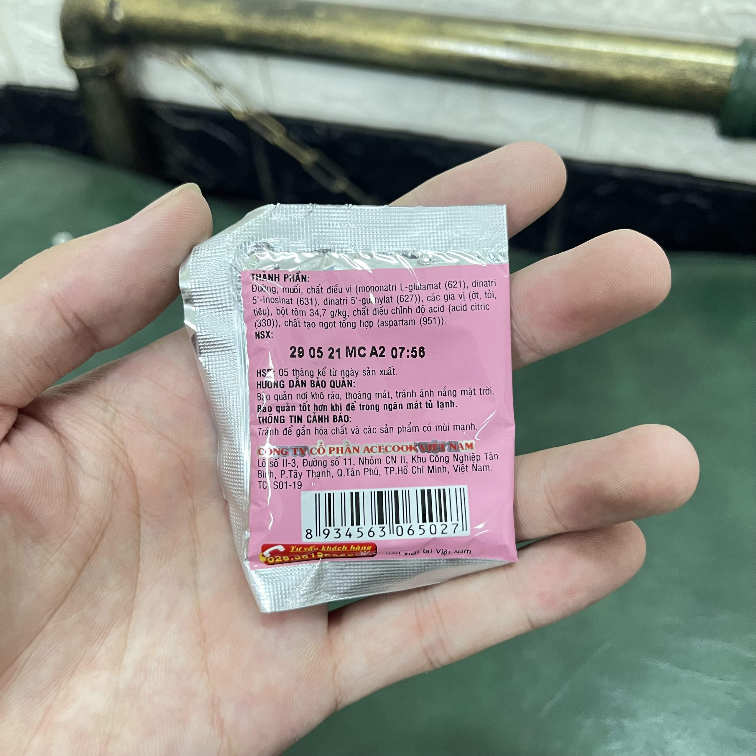 Muối Chấm Hảo Hảo Tôm Chua Cay Gói 10g