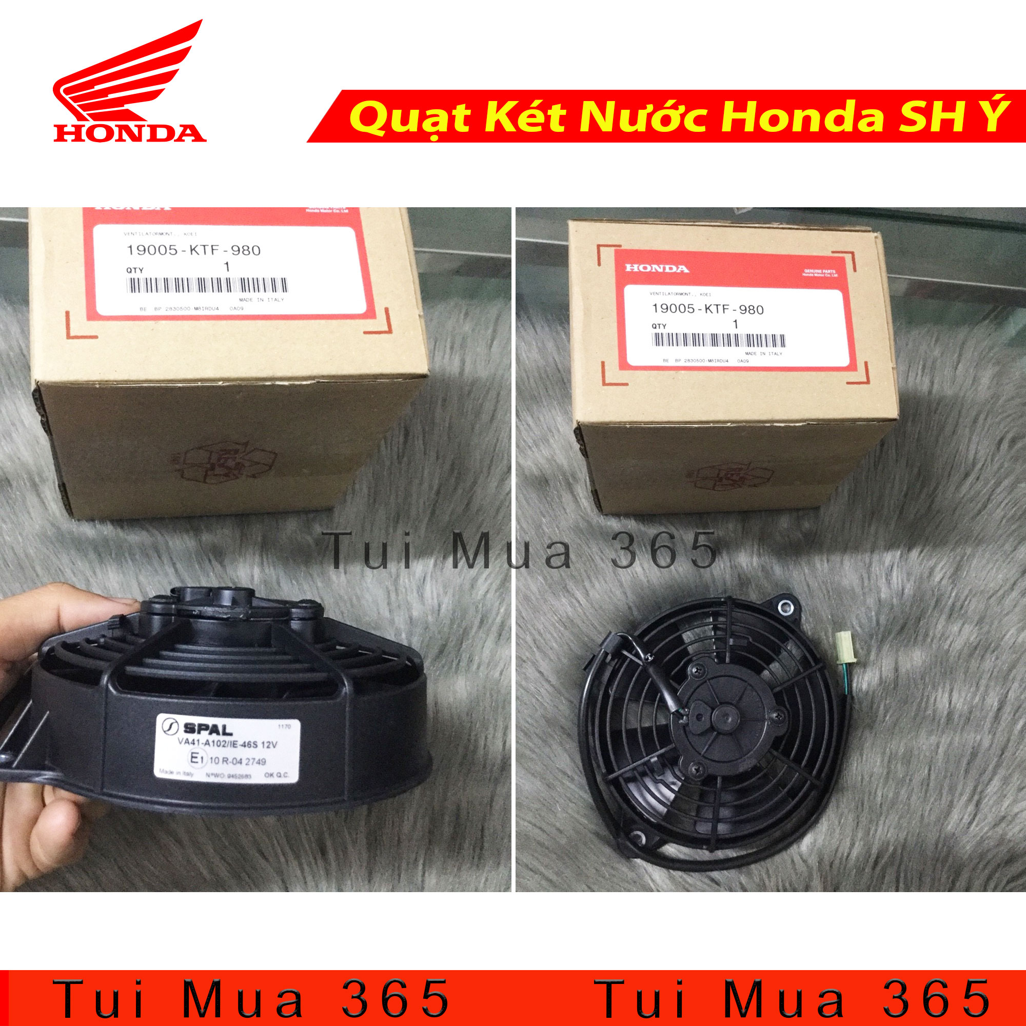 [HCM]Quạt Két Nước SH Ý Dylan A Còng  PS Spacy