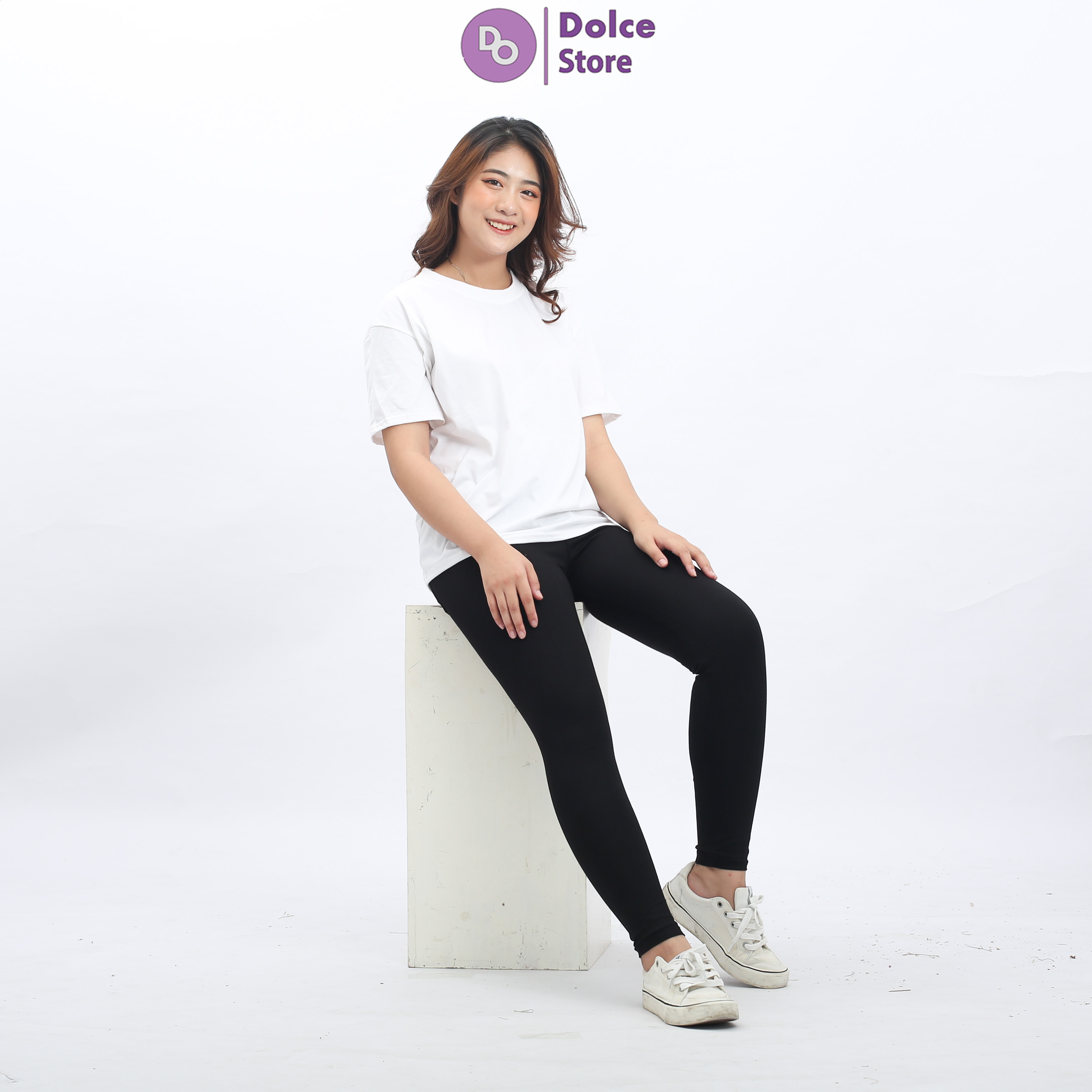 Quần legging cạp cao nâng mông, gen bụng cạp 6 phân - Dolce