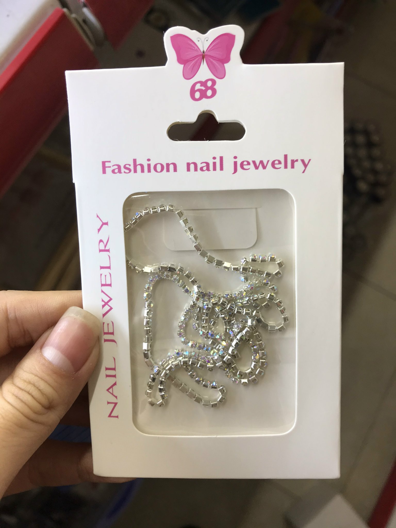 Đá dây trang trí móng siêu sáng - Nail 937