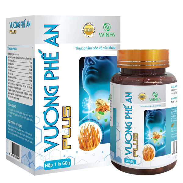 ✅ Vương Phế An Plus 👍[Freeship] ❤️ - Hỗ Trợ Giảm Đau Rát Họng Bổ Phế