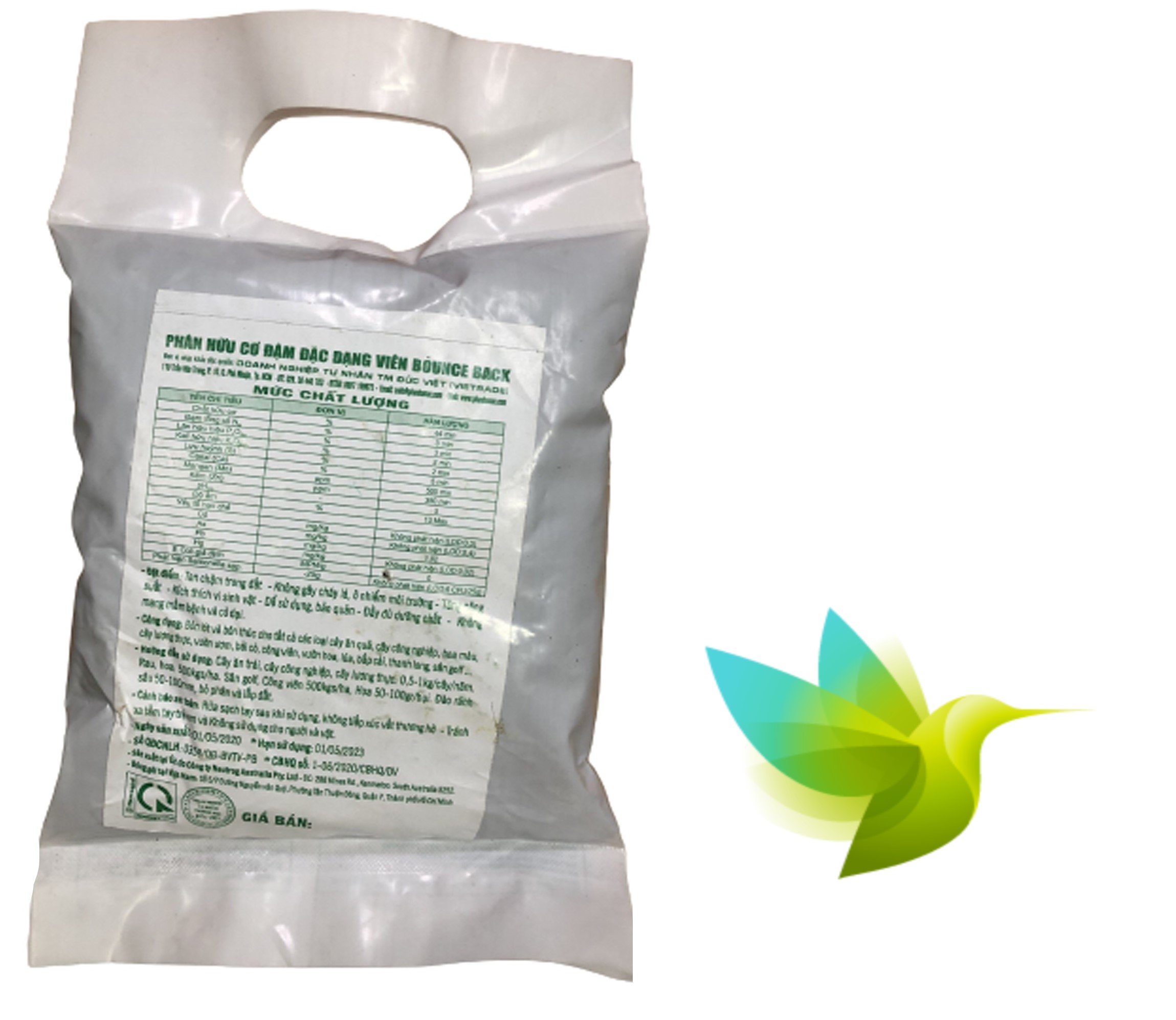 Phân Hữu Cơ Đậm Đặc Dạng Viên Bounce Back - #149A# 0,5kg