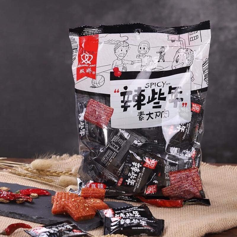 Thịt Hổ Chay - Gói Đen 250gr - Đồ Ăn Vặt