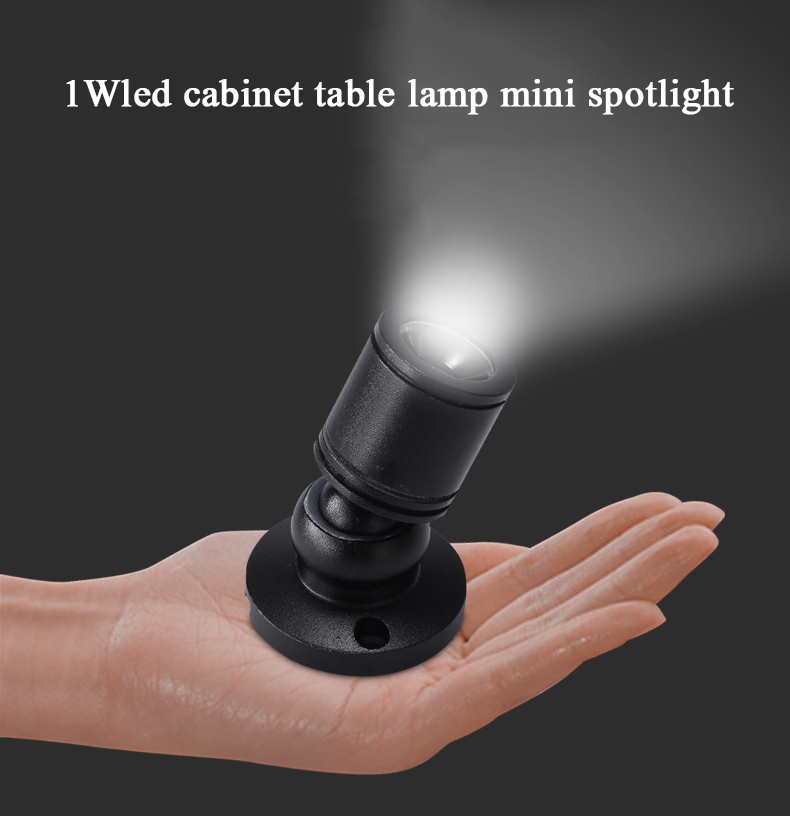 1W Mini Spotlight LED Ceiling Lamp Recessed Downlight Cabinet Lighting