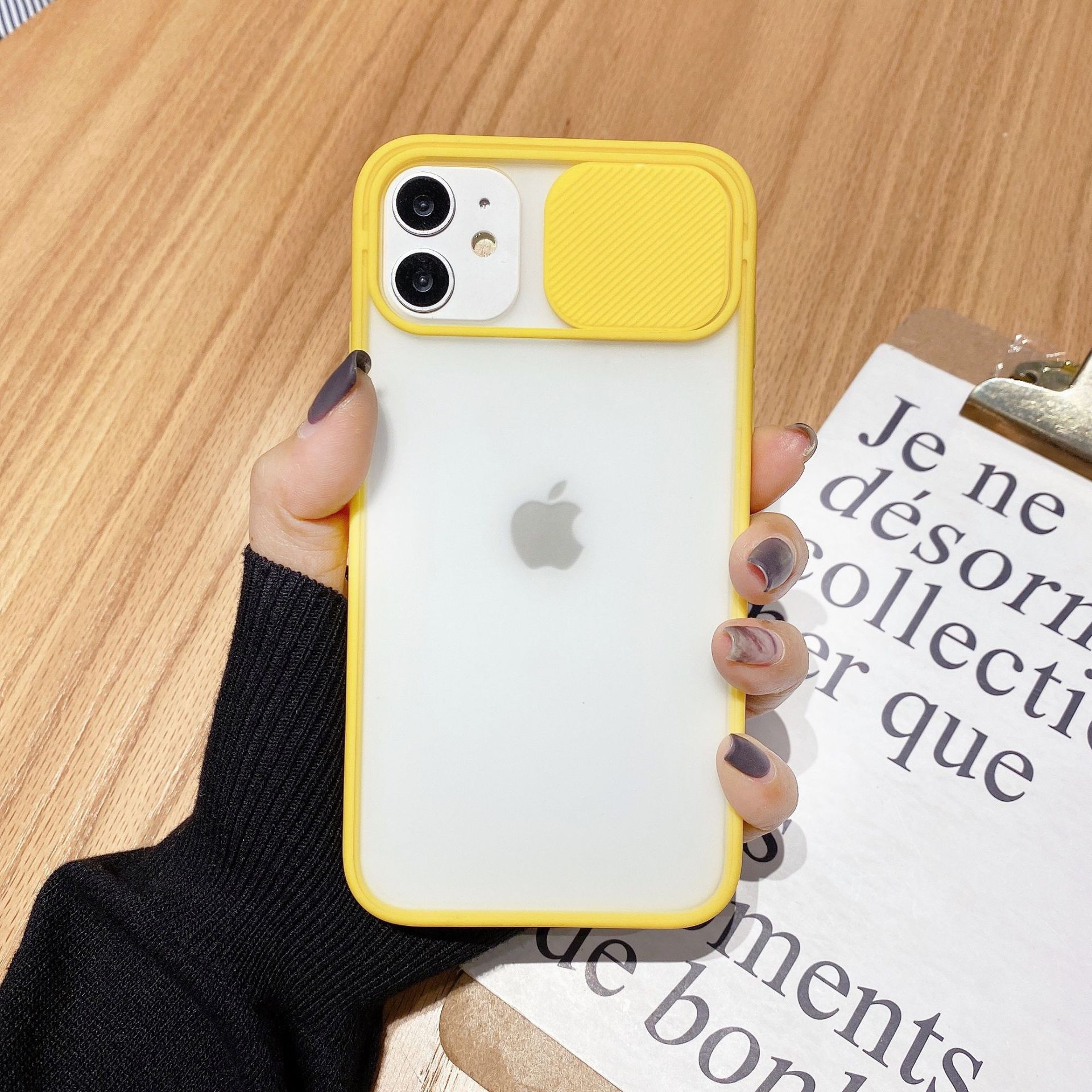 Ốp iphone nắp trượt nhám mặt mờ 6plus/6splus/7plus/8plus/X/Xs/Xsmax/11/11promax
