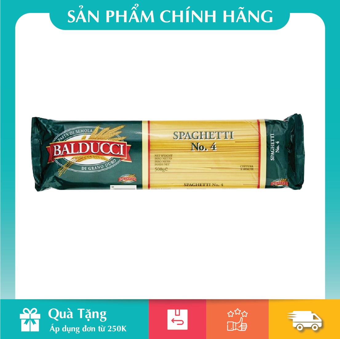 [HCM]Mì Ý Linguine Balducci Số 4 500G (Sợi Tròn)