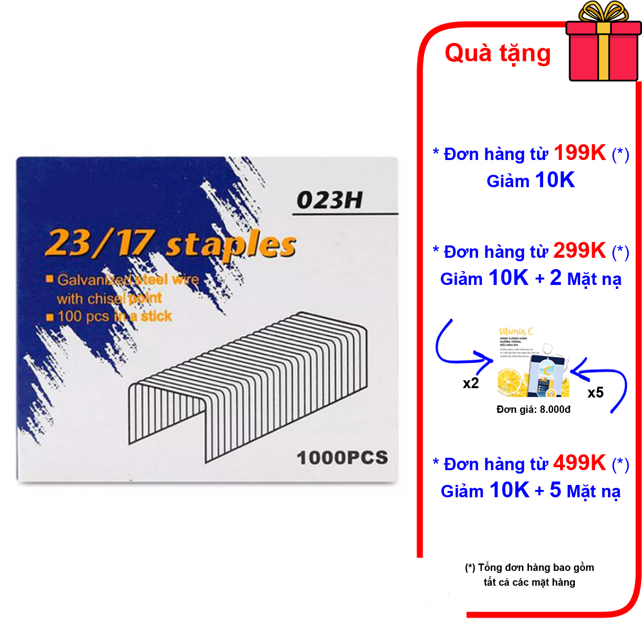 Kim bấm đại 23/17 - 160 tờ