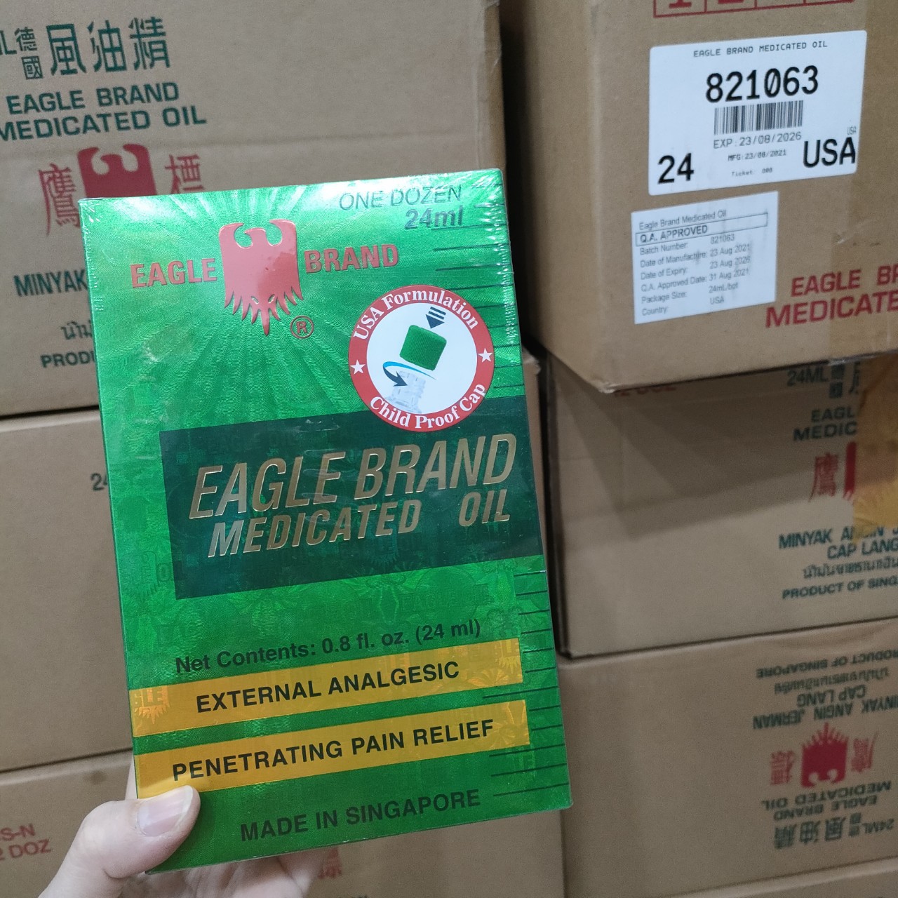 Dầu gió xanh Eagle Brand 24ml