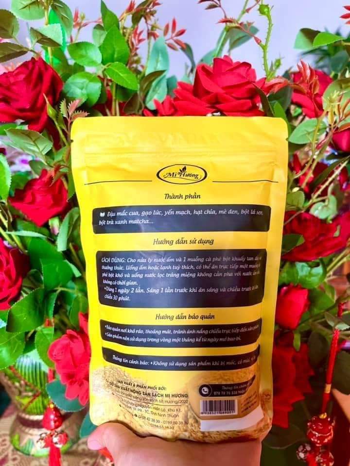 Bột Ngũ Cốc Matcha Lá Sen Mị Hương