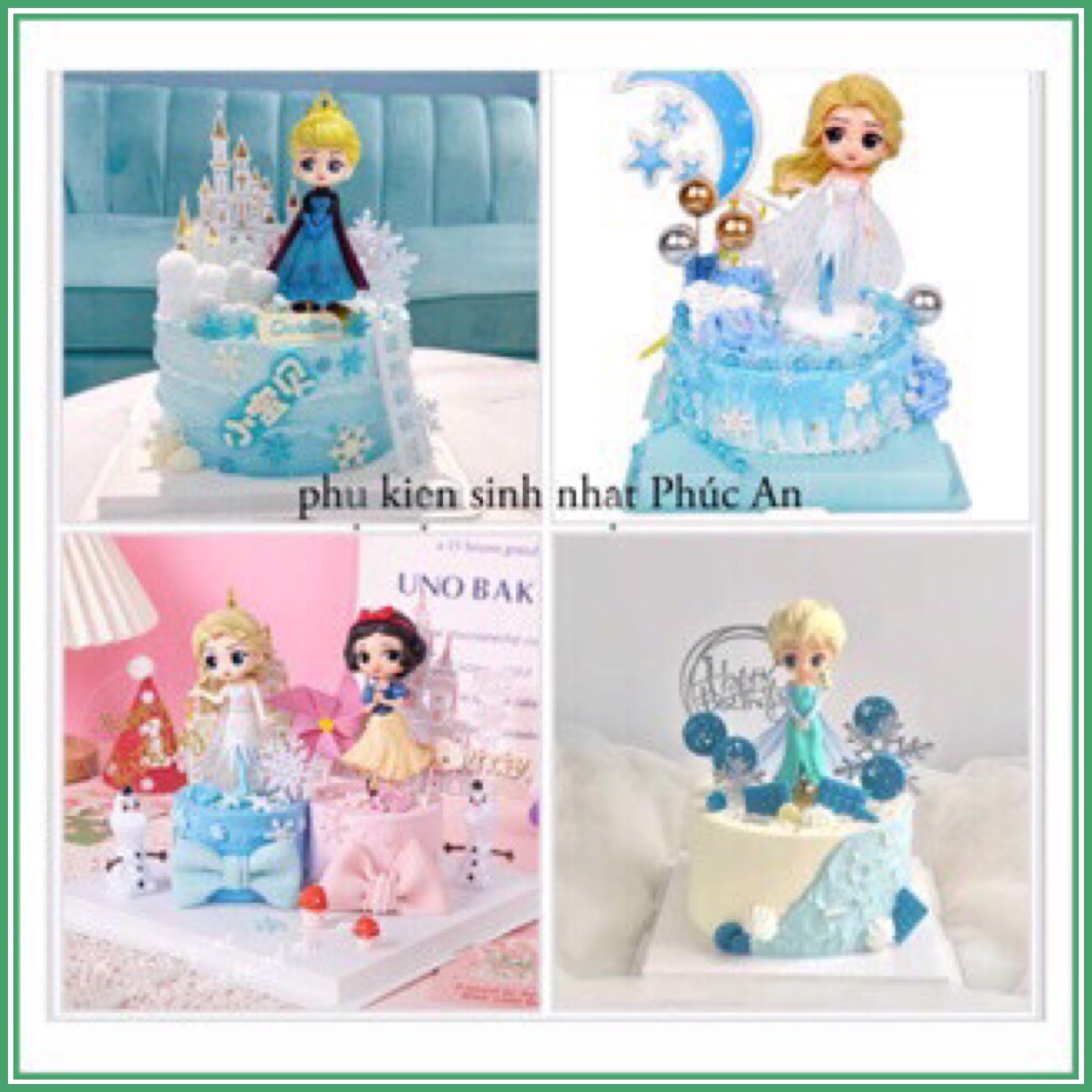[HCM]Búp bê EIsa mini trang trí bánh kem dễ thương