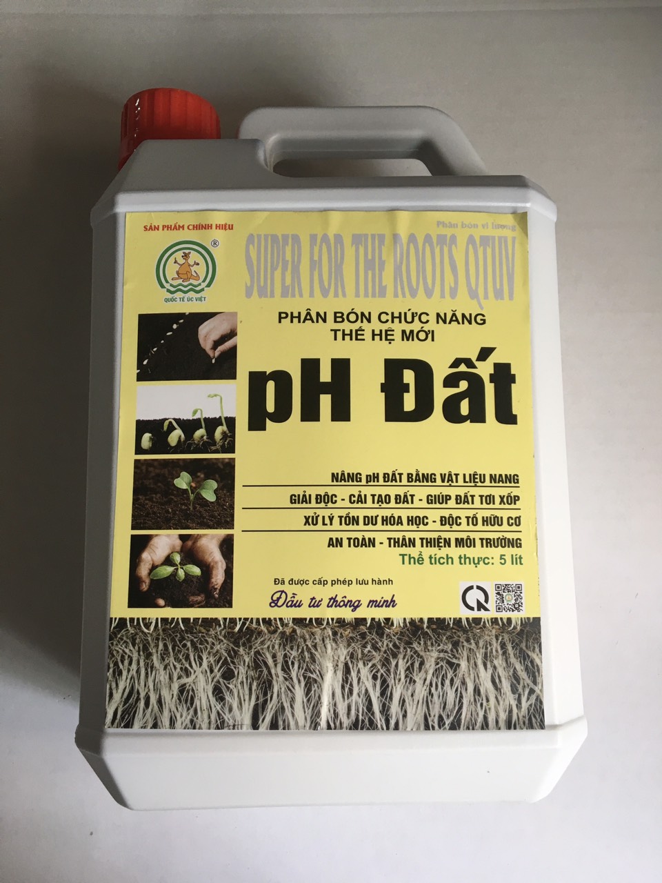 Phân bón Chức Năng Thế Hệ Mới PH ĐẤT , CAN 5 LÍT