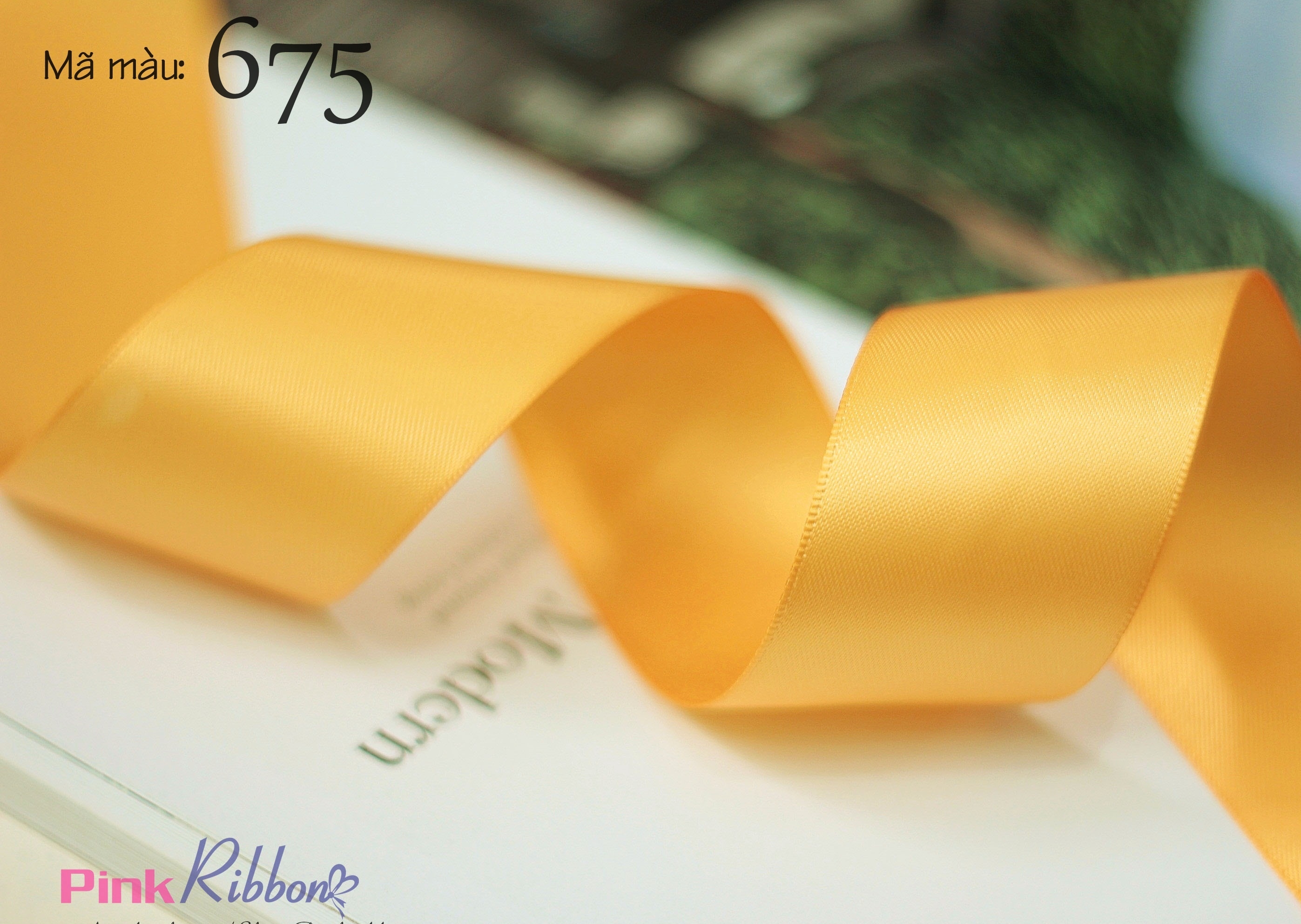Cuộn 3m - ruy băng satin 5cm
