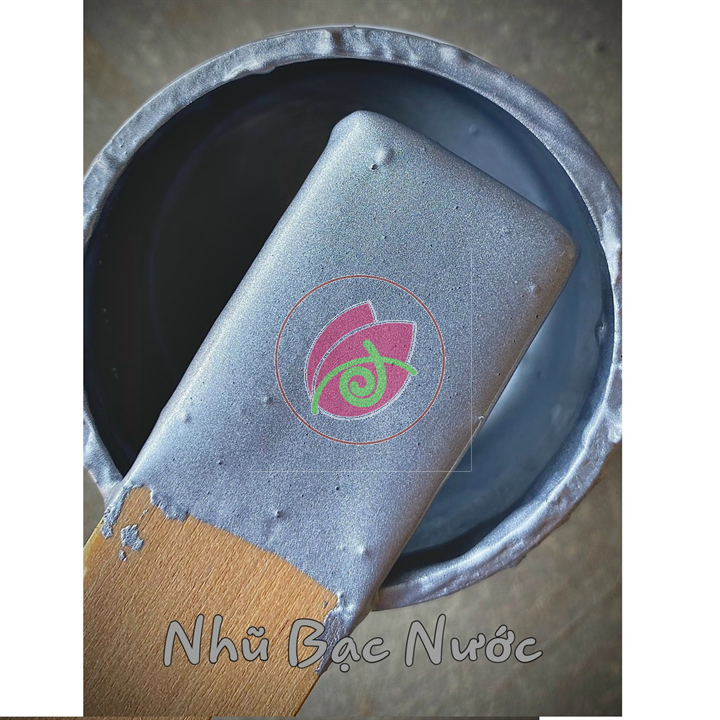 Sơn chậu nhũ bạc hệ nước 850g