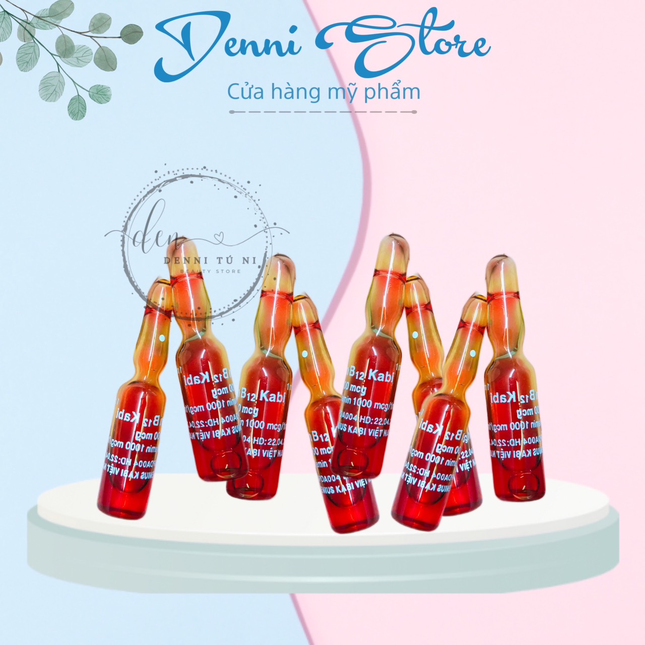 Lẻ chai nước đỏ kích trắng pha kem