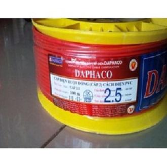 DÂY CÁP ĐƠN 2.5 DAPHACO - 100 mét