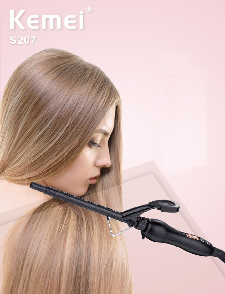 [HCM]Máy Uốn Tóc Xoắn Xù Kemei KM S207