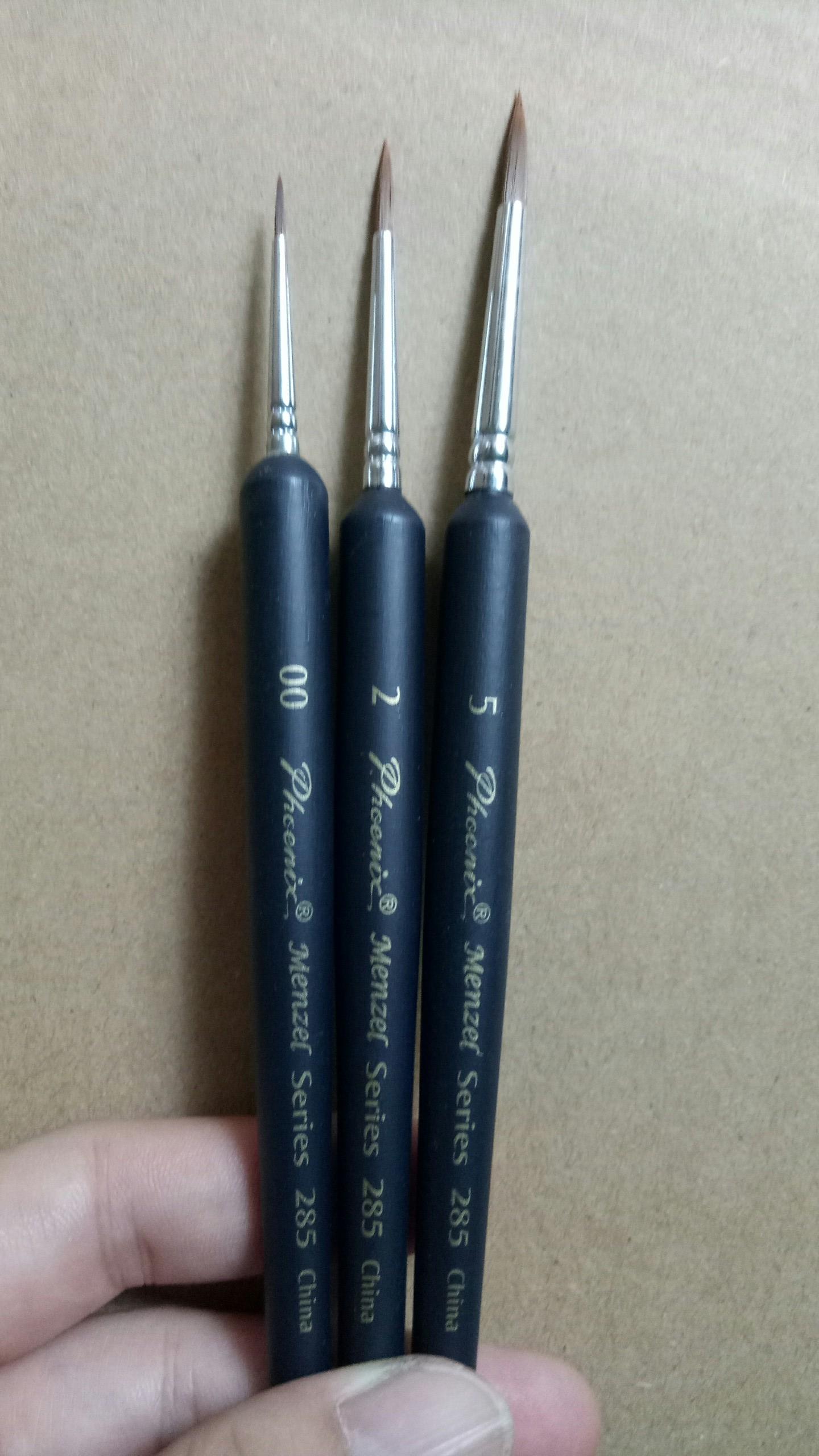 Bộ cọ Phoenix 2853S-3 (Bộ cọ 3 cây đầu nhọn)