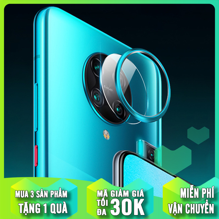 Bộ bảo vệ Camera cho Xiaomi Poco F2 Pro - Redmi K30 Pro - K30 Ultra Cường Lực CAMERA + Khung viền Nhôm CAMERA