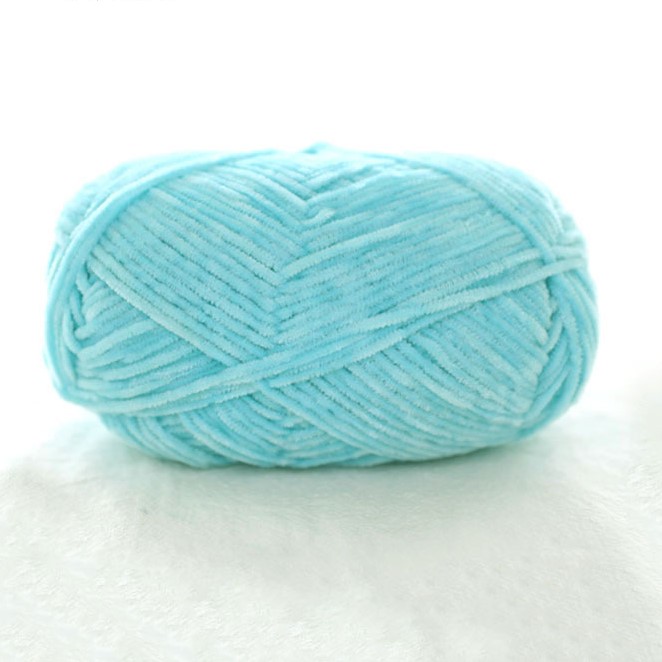 Len nhung Chenille 2mm (Xuefeier Edelweiss NO2) - Cuộn 40gr