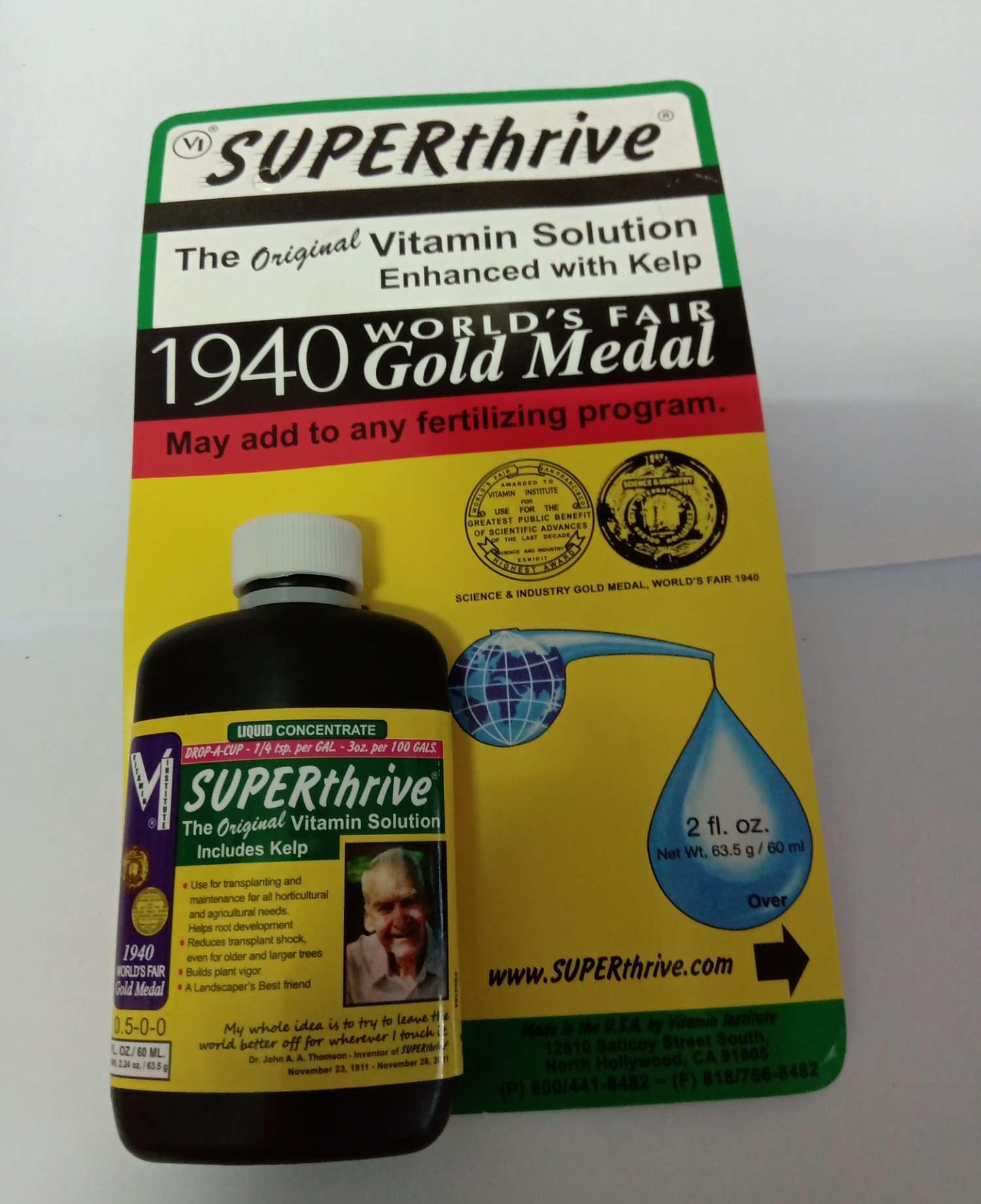 Superthrive 60ml 100% từ MỸ bổ sung 50 hoóc-môn nhắm phá vỡ sự chậm phát triển của cây giúp cây phát triển rễ và chồi nhỏ