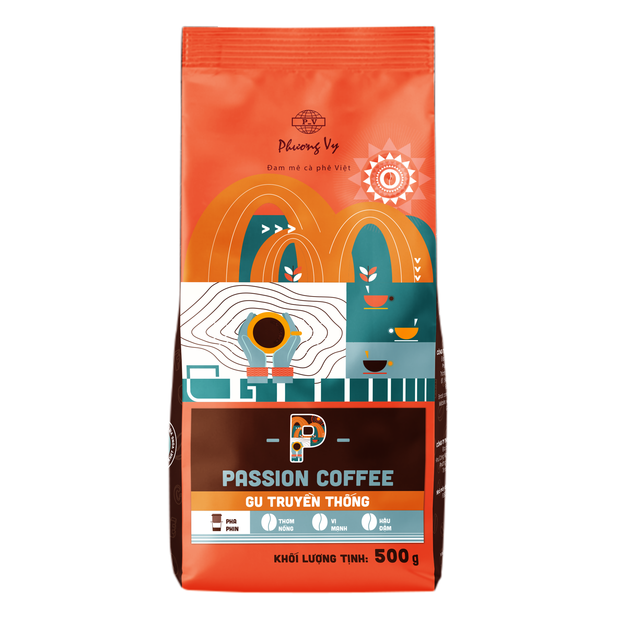 Cà Phê Gu Truyền Thống - Passion Coffee - 500g