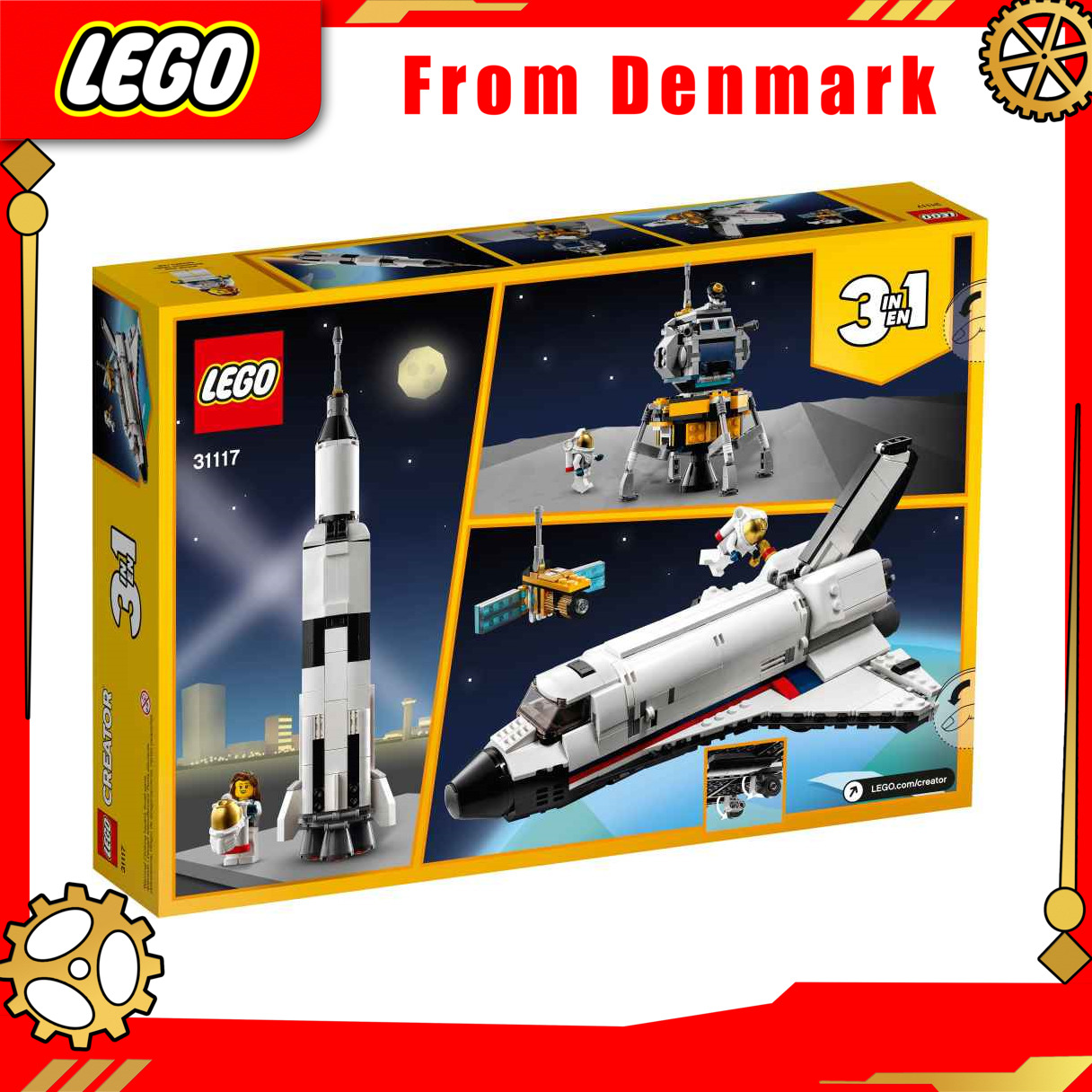【From Denmark】LEGO 31117 Creator's Space Shuttle Adventure Guaranteed Genuine