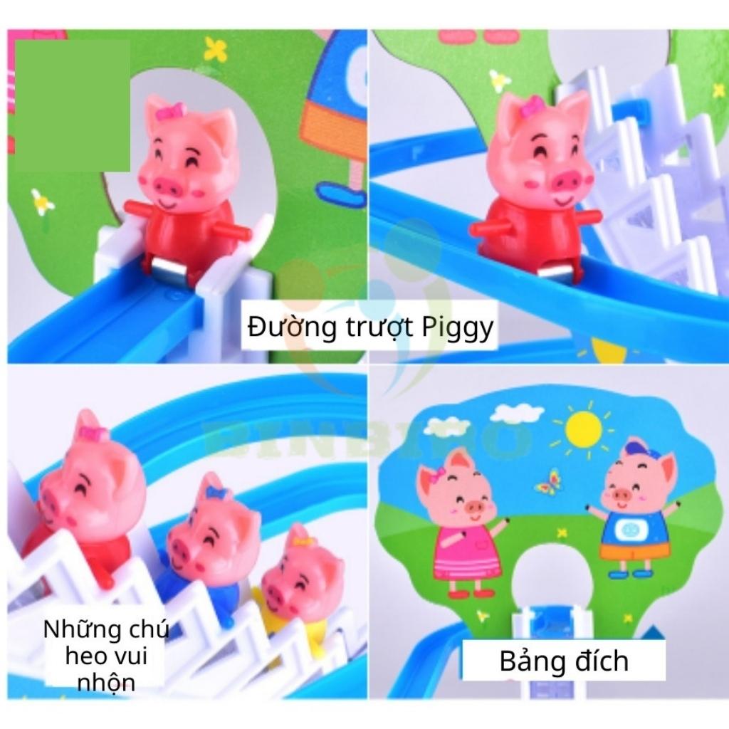 Heo peppa leo cầu thang cực vui nhộn cho bé