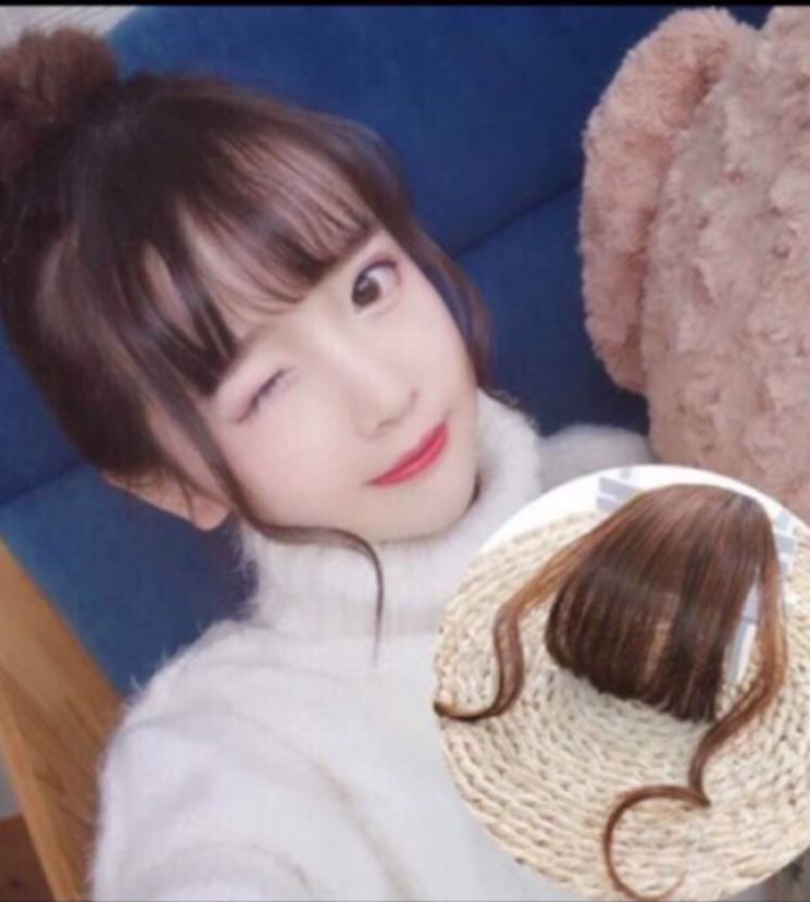 Tóc giả nữ mái ❤️❤️ Tóc giả mái thưa bát xoăn