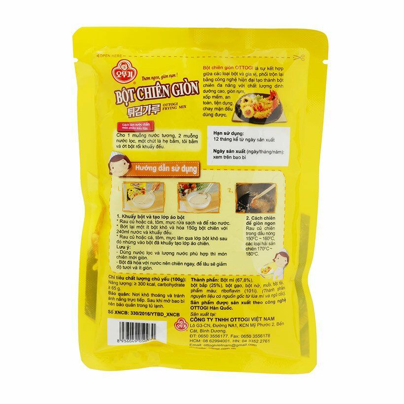 Bột chiên giòn Hàn Quốc 150g