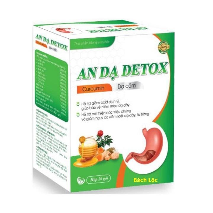 Curcumin An Dạ Detox- Giúp Giảm Nhanh Các Triệu Chứng Viêm Đau Dạ Dày