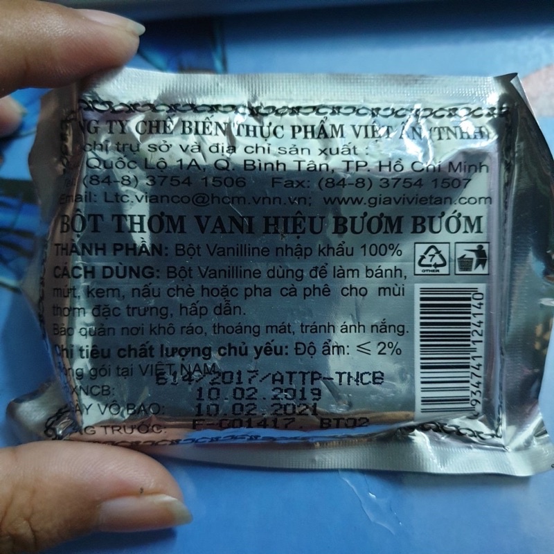 BỘT THƠM VANI NGUYÊN CHẤT HIỆU CON