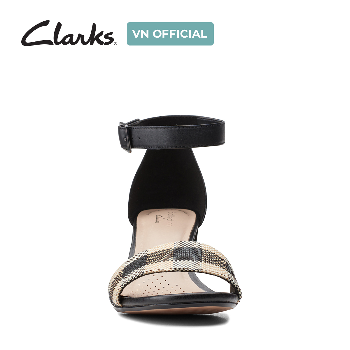 Giày Sandal Cao Gót Da Nữ Clarks - Jocelynne Cam
