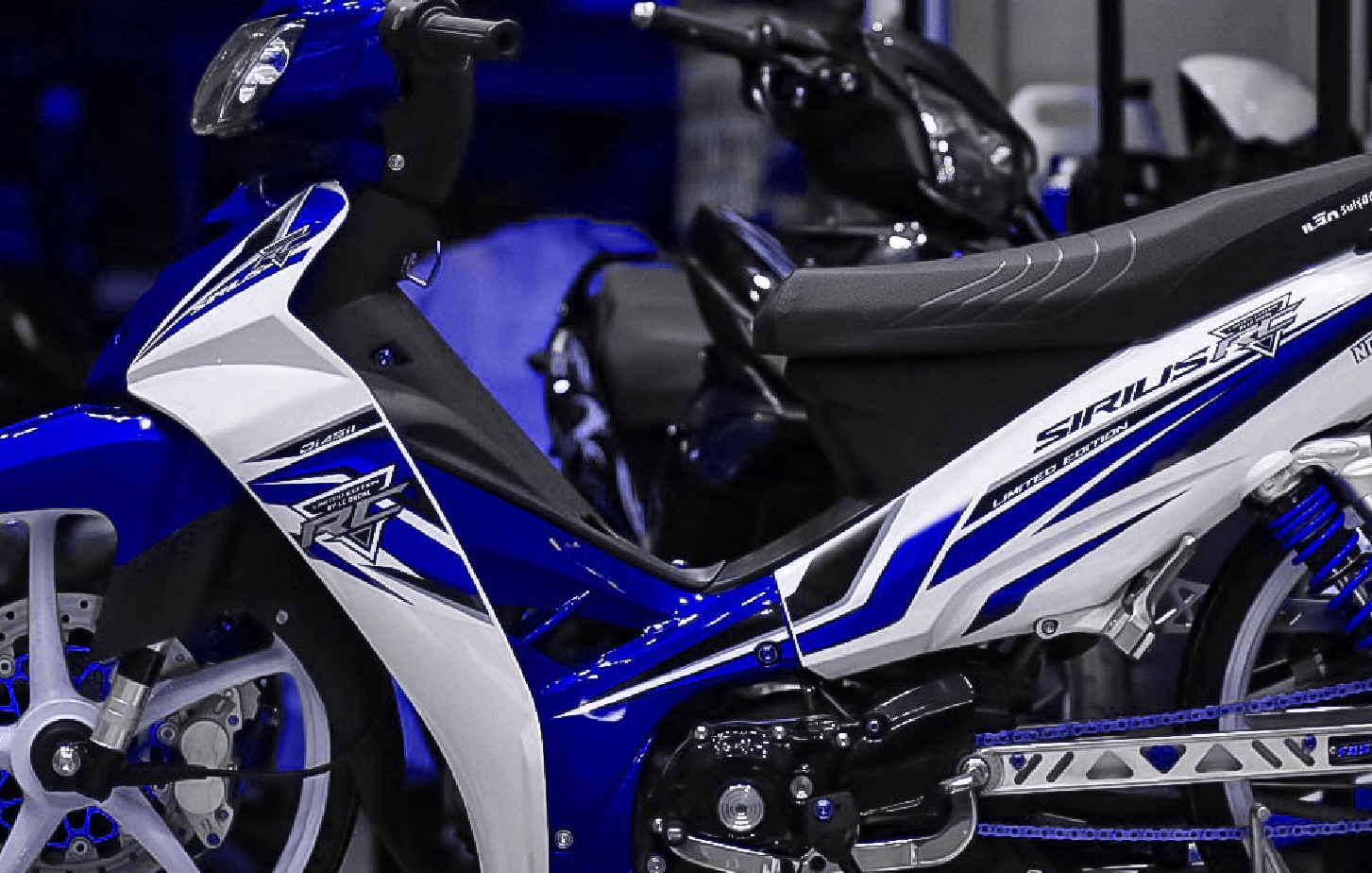 Tem rc v3 trắng xanh cho sirius đẹp