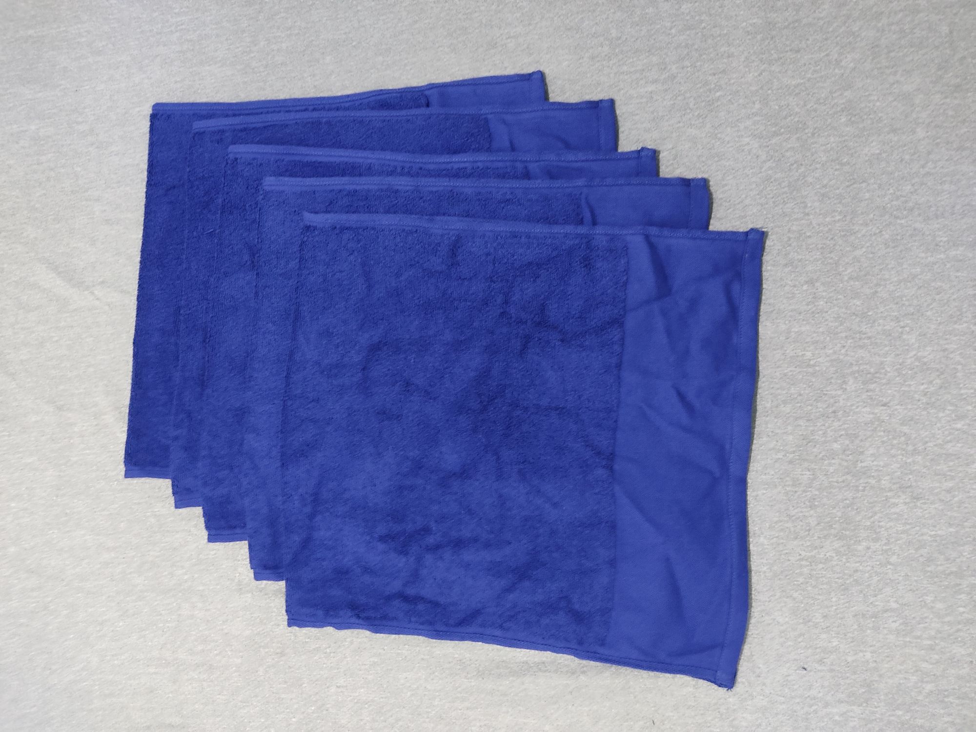 Combo of 5 Sea Blue Towels (Bath Towels)