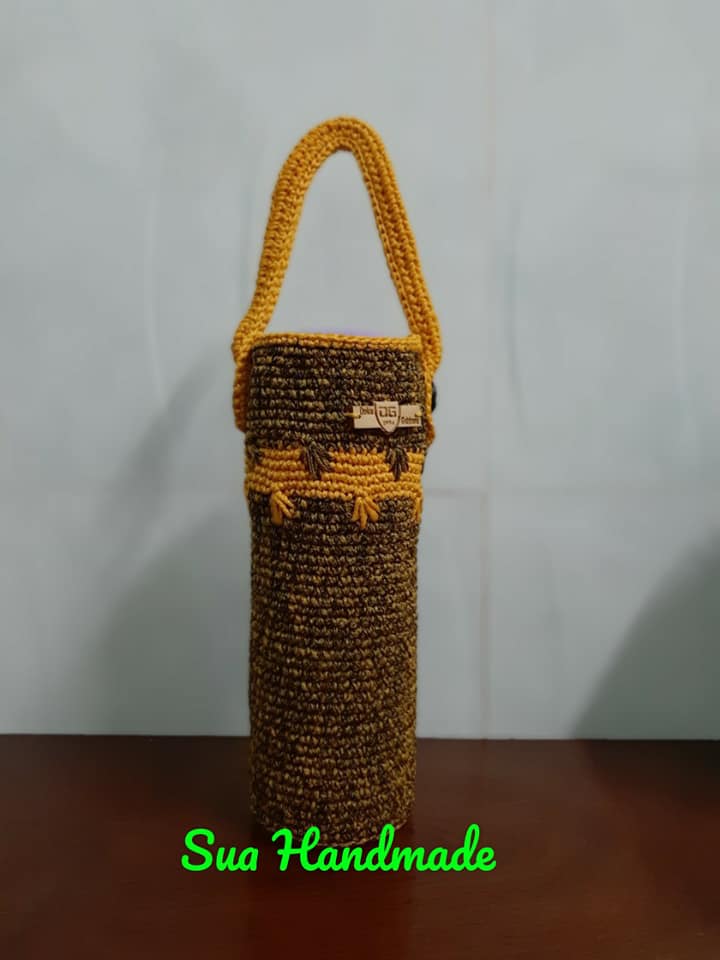 Túi handmade chất liệu sợi dệt Việt Nam (không bao gồm ly)