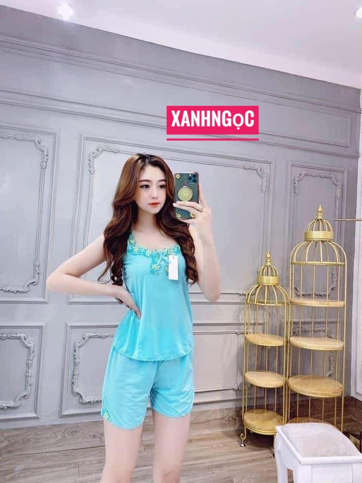 đồ bộ ngủ đùi bản thun lạnh
