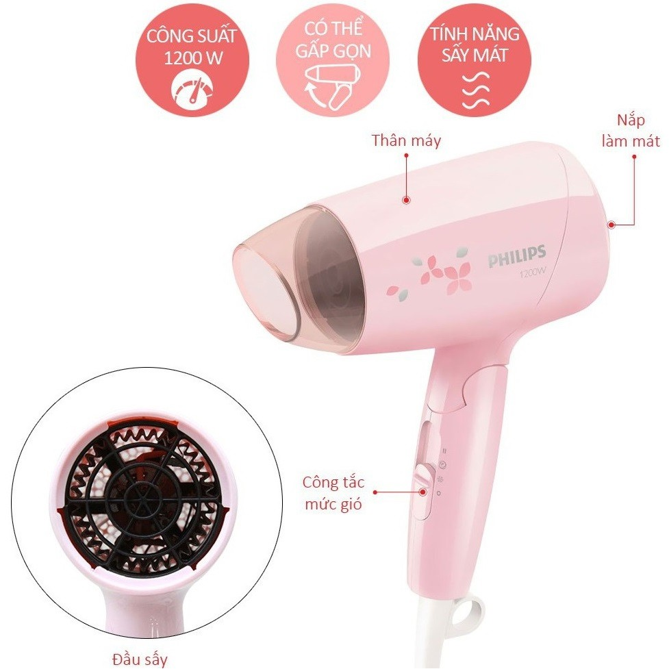 Máy sấy tóc Philips BHC010