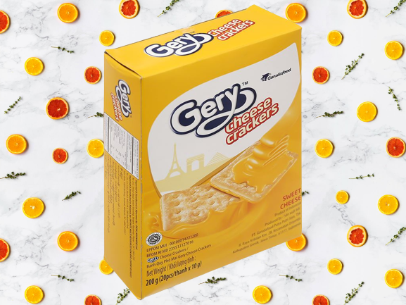 Bánh Quy Phô Mai Gery Cheese Crackers (Hộp 300g)