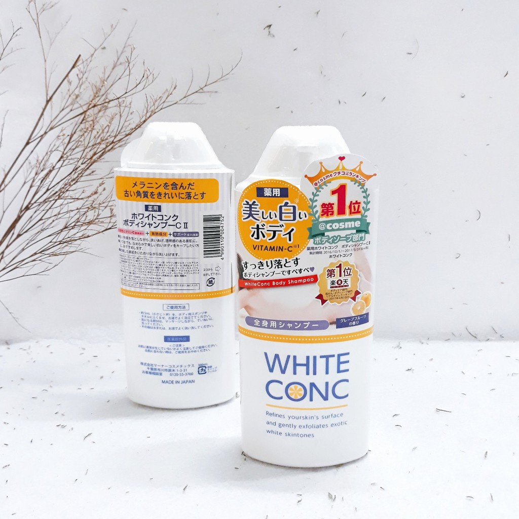 Sữa Tắm Trắng Da White Conc Body -  Các Loại
